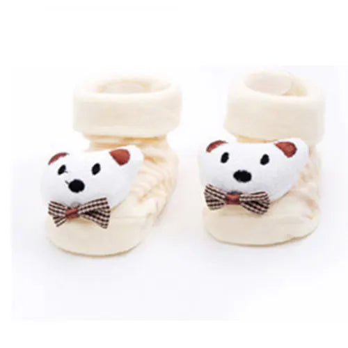 Newborn Baby Anti-Slip Socks UK – Cotton Animal Cartoon Slippers