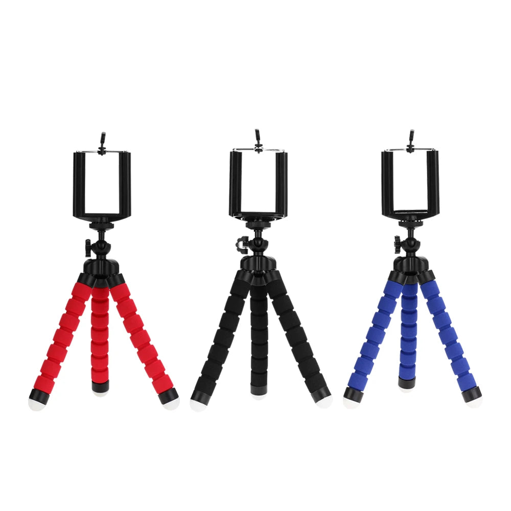 Mini Tripod Stand for Smartphone Flexible Octopus Stand Camera Holder with Clip Secondary image
