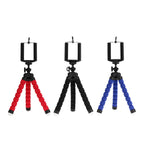 Mini Tripod Stand for Smartphone Flexible Octopus Stand Camera Holder with Clip