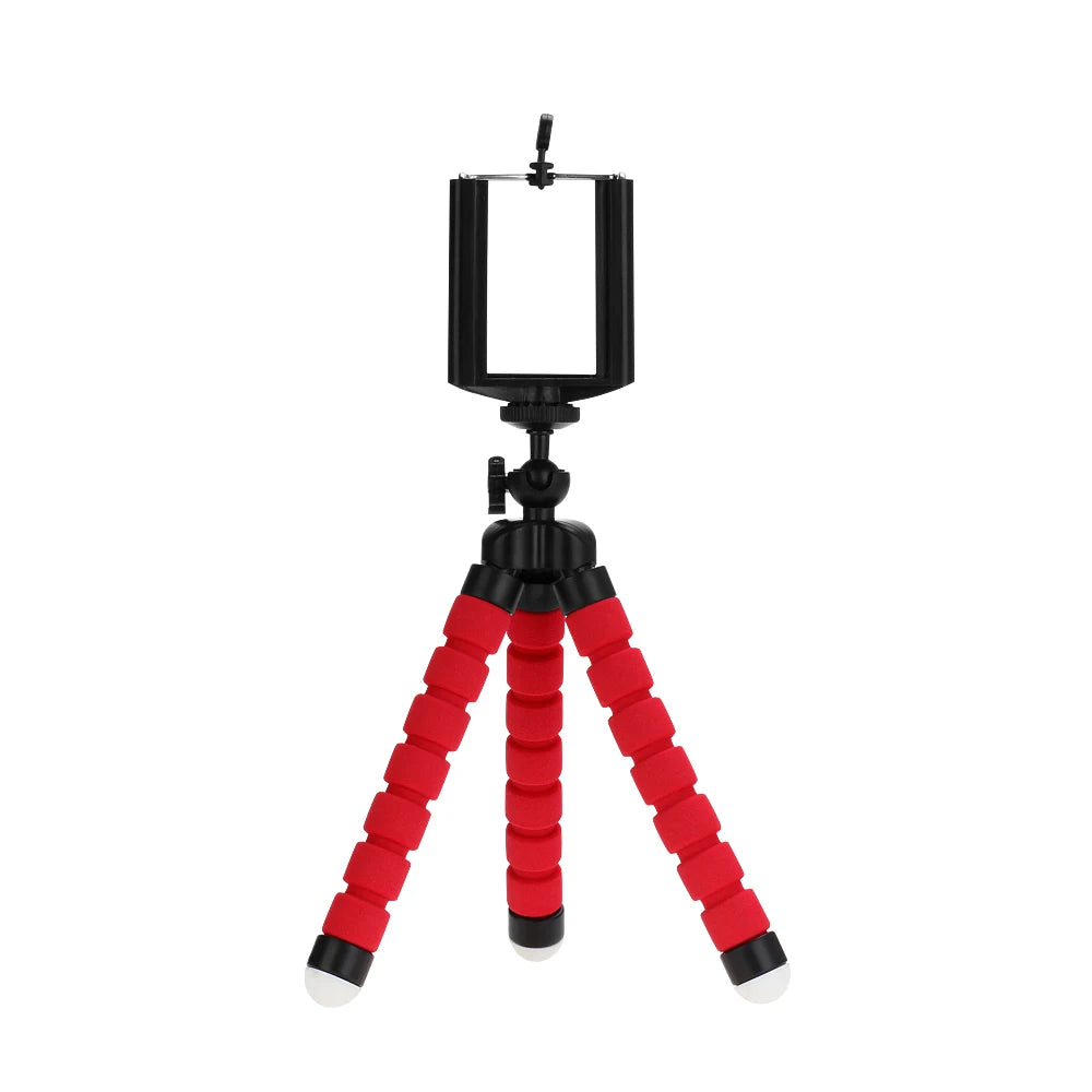 Mini Tripod Stand for Smartphone Flexible Octopus Stand Camera Holder with Clip