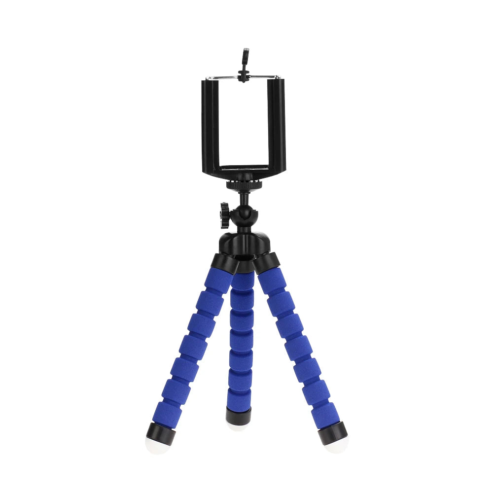 Mini Tripod Stand for Smartphone Flexible Octopus Stand Camera Holder with Clip