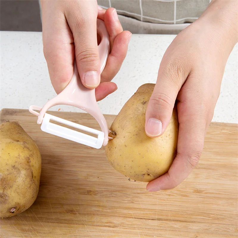 LMETJMA Ceramic Peeler KC0113 Vegetable & Fruit Kitchen Peeler
