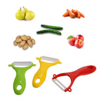 LMETJMA Ceramic Peeler KC0113 Vegetable & Fruit Kitchen Peeler