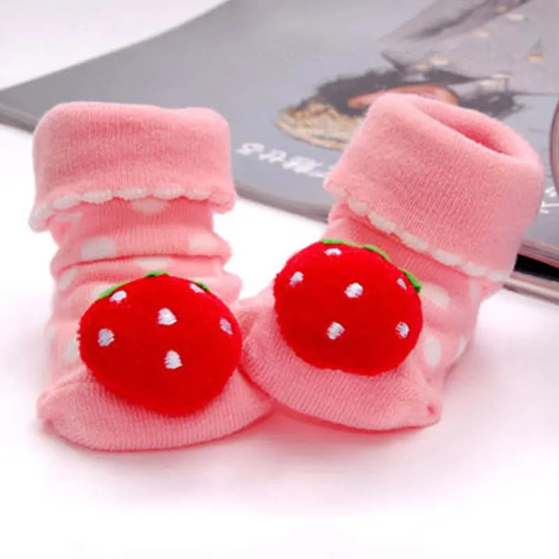 Newborn Baby Anti-Slip Socks UK – Cotton Animal Cartoon Slippers