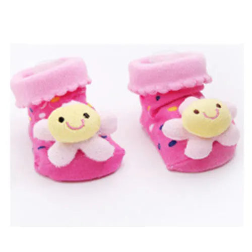 Newborn Baby Anti-Slip Socks UK – Cotton Animal Cartoon Slippers