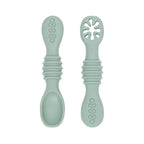 Baby Spoon Fork Set Soft Silicone Training Cutlery for Kids