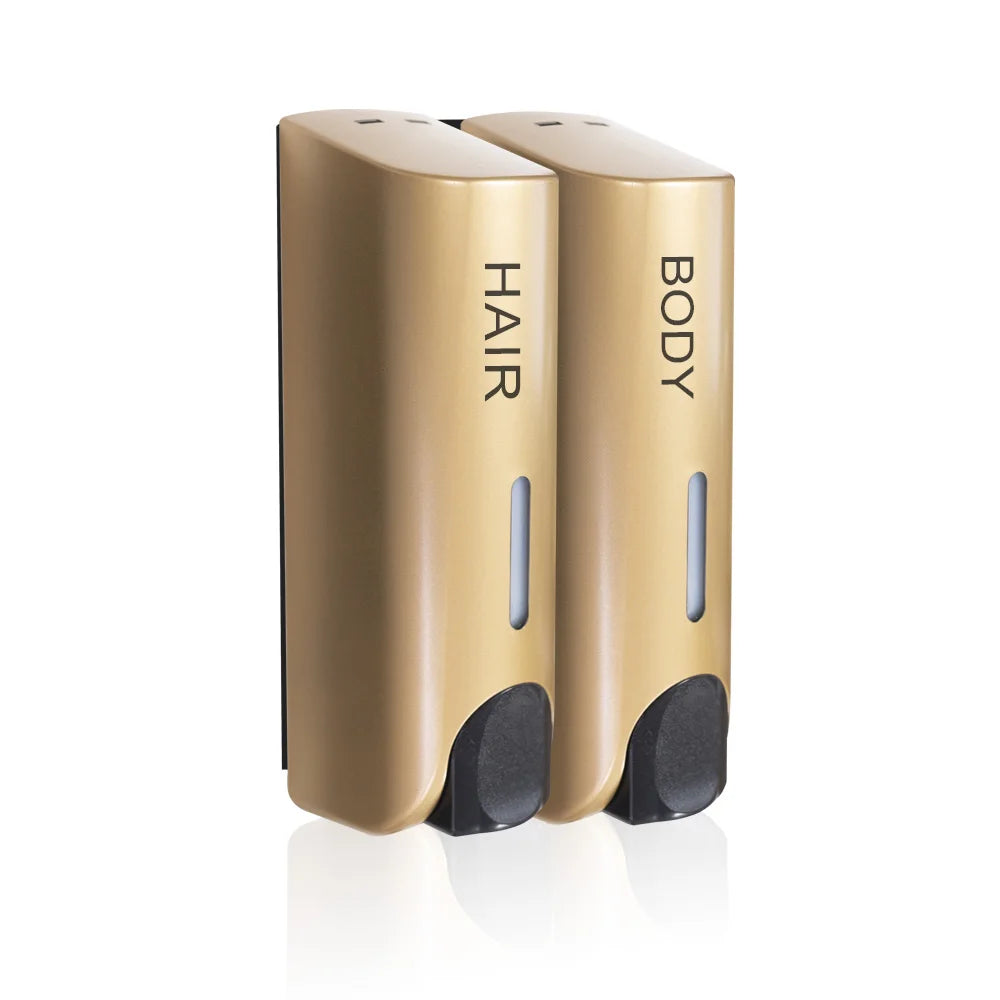 350ML Wall Mounted Soap Dispenser Shower Shampoo & Liquid Soap Container