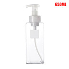 Foam Soap Dispenser Bottle Manual Pump 250/450/650ML Bathroom Liquid Dispenser