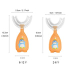Kids 360° U Shape Toothbrush Soft Silicone Baby Teeth Brush