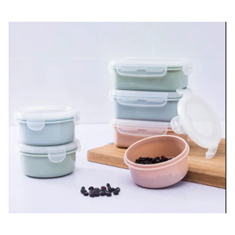 Plastic Lunch Box Bento Container Leakproof Fruit Salad Storage Box