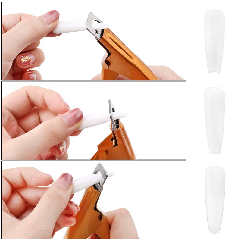 Professional Fake Nail Cutter U Type Acrylic Nail Tip Trimmer Tool