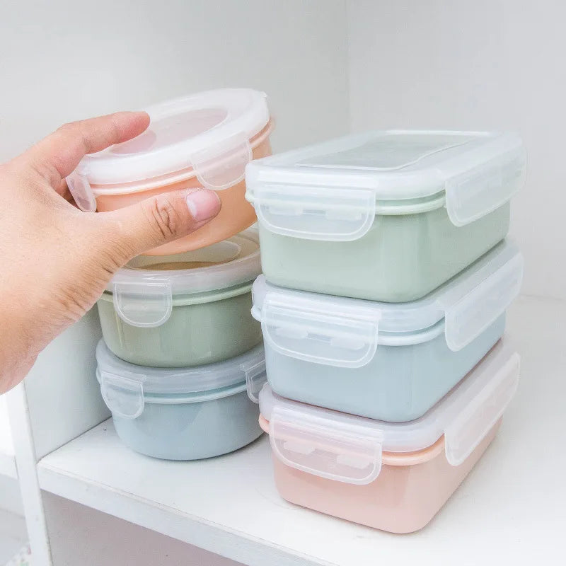 Plastic Lunch Box Bento Container Leakproof Fruit Salad Storage Box Main image