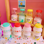 480ml Cute Fruit Water Bottle BPA Free Strawberry Drink Cup
