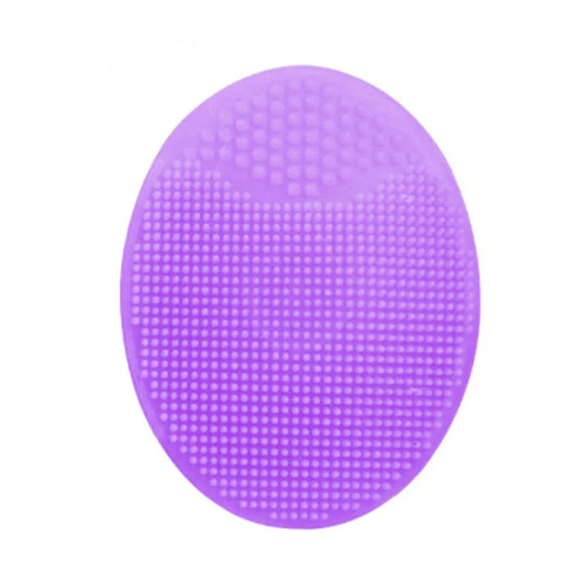 Soft Silicone Facial Cleansing Brush Baby Bath Massage Scrubber