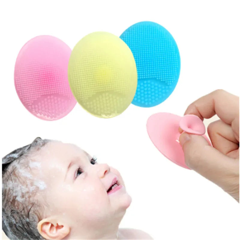 Soft Silicone Facial Cleansing Brush Baby Bath Massage Scrubber Main image