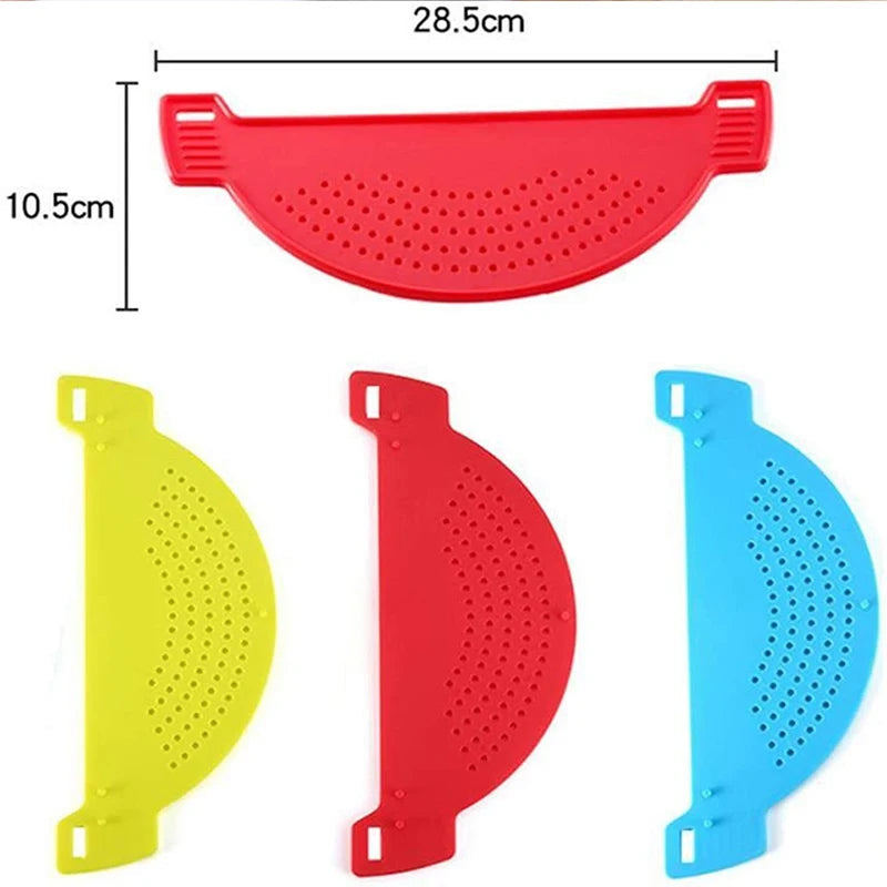 Pot Side Strainer Rice Wash Drain Basket