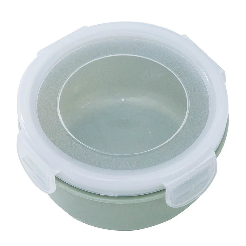 Plastic Lunch Box Bento Container Leakproof Fruit Salad Storage Box