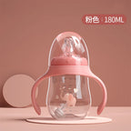 BPA Free Baby Feeding Bottle Wide-Caliber Straw Cup