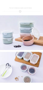 Plastic Lunch Box Bento Container Leakproof Fruit Salad Storage Box