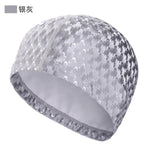 Professional PU Swimming Cap Waterproof Non-Slip Swim Hat