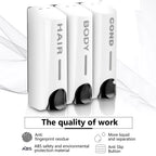 350ML Wall Mounted Soap Dispenser Shower Shampoo & Liquid Soap Container