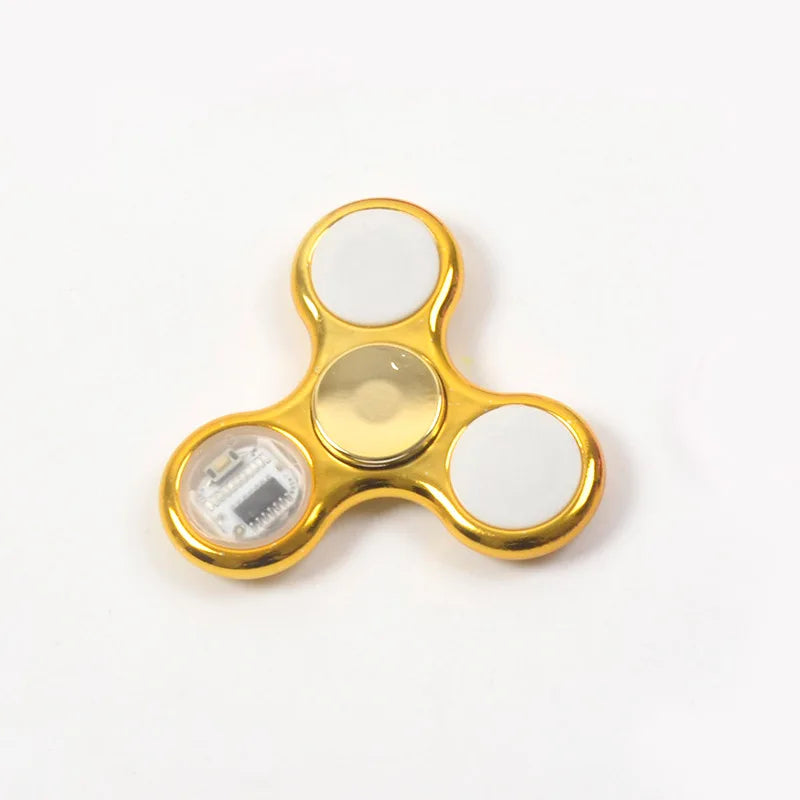 Fidget Spinner LED Light Up Toy for Kids Glow in Dark
