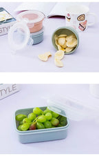 Plastic Lunch Box Bento Container Leakproof Fruit Salad Storage Box