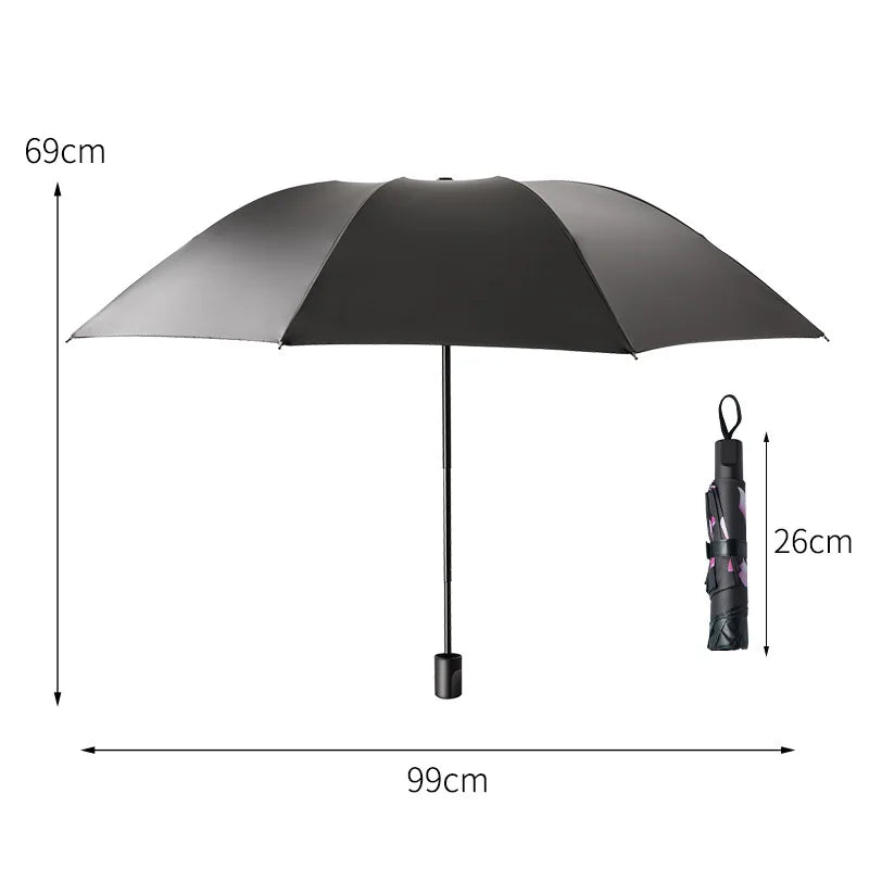 Buy Blue Sky Clouds Folding Umbrella UV Protection Parasol
