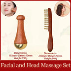 Kansa Wand Guasha Face Massager UK Facial Massage Tool