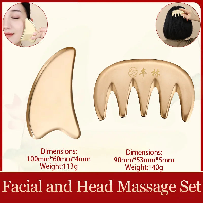 Kansa Wand Guasha Face Massager UK Facial Massage Tool