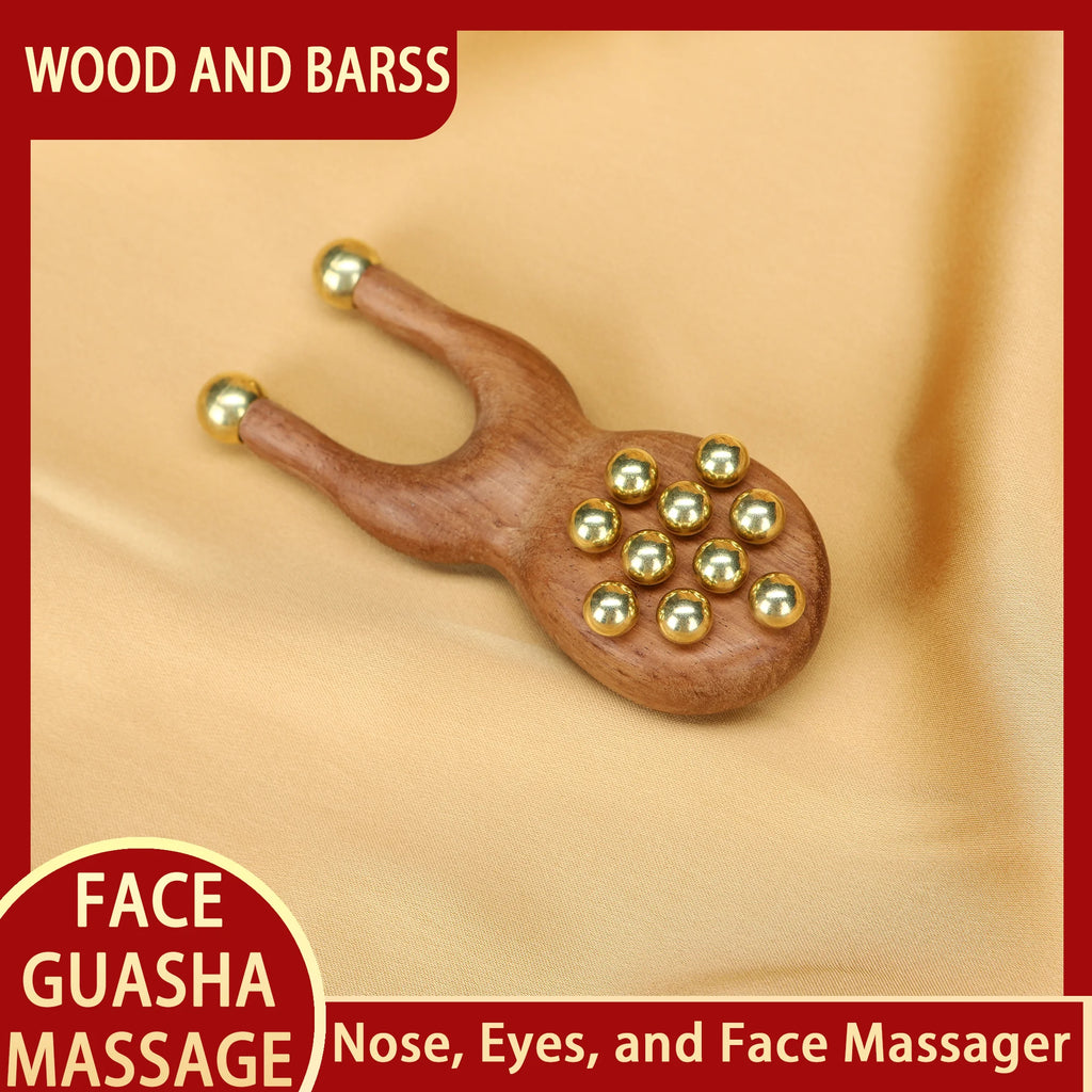 Kansa Wand Guasha Face Massager UK Facial Massage Tool
