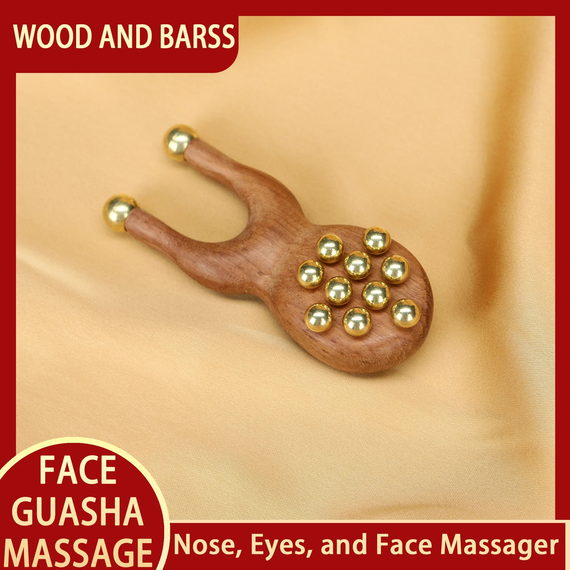 Kansa Wand Guasha Face Massager UK Facial Massage Tool