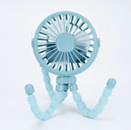 Multi-Functional Stroller Mini Fan USB Rechargeable Portable Fan