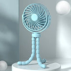 PennyHaul portable mini stroller fan USB rechargeable, compact fan with adjustable settings, ideal for on-the-go cooling.