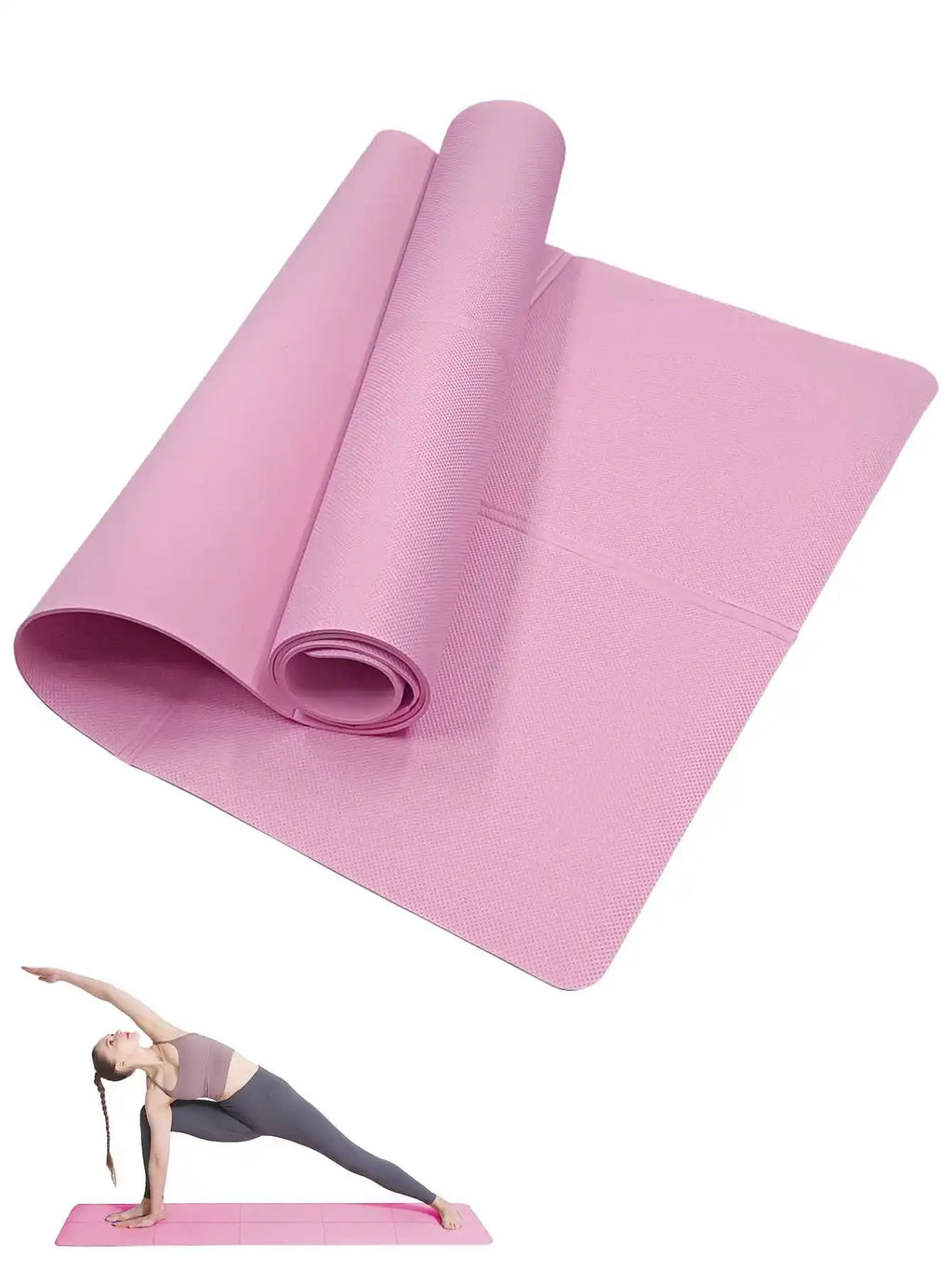 Non-Slip Penny Haul Yoga Mat 3/4/6MM Pilates Fitness Pad Women Home Gym Workout