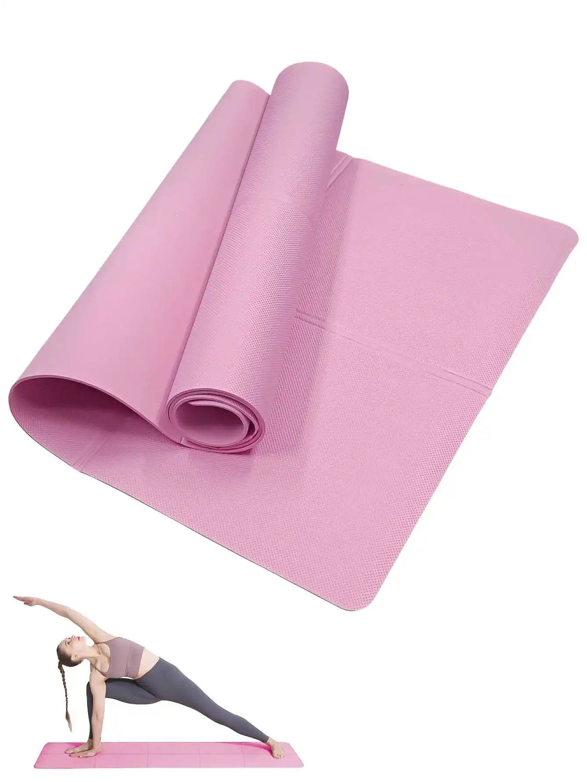Non-Slip Penny Haul Yoga Mat 3/4/6MM Pilates Fitness Pad Women Home Gym Workout