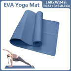 Non-Slip Penny Haul Yoga Mat 3/4/6MM Pilates Fitness Pad Women Home Gym Workout