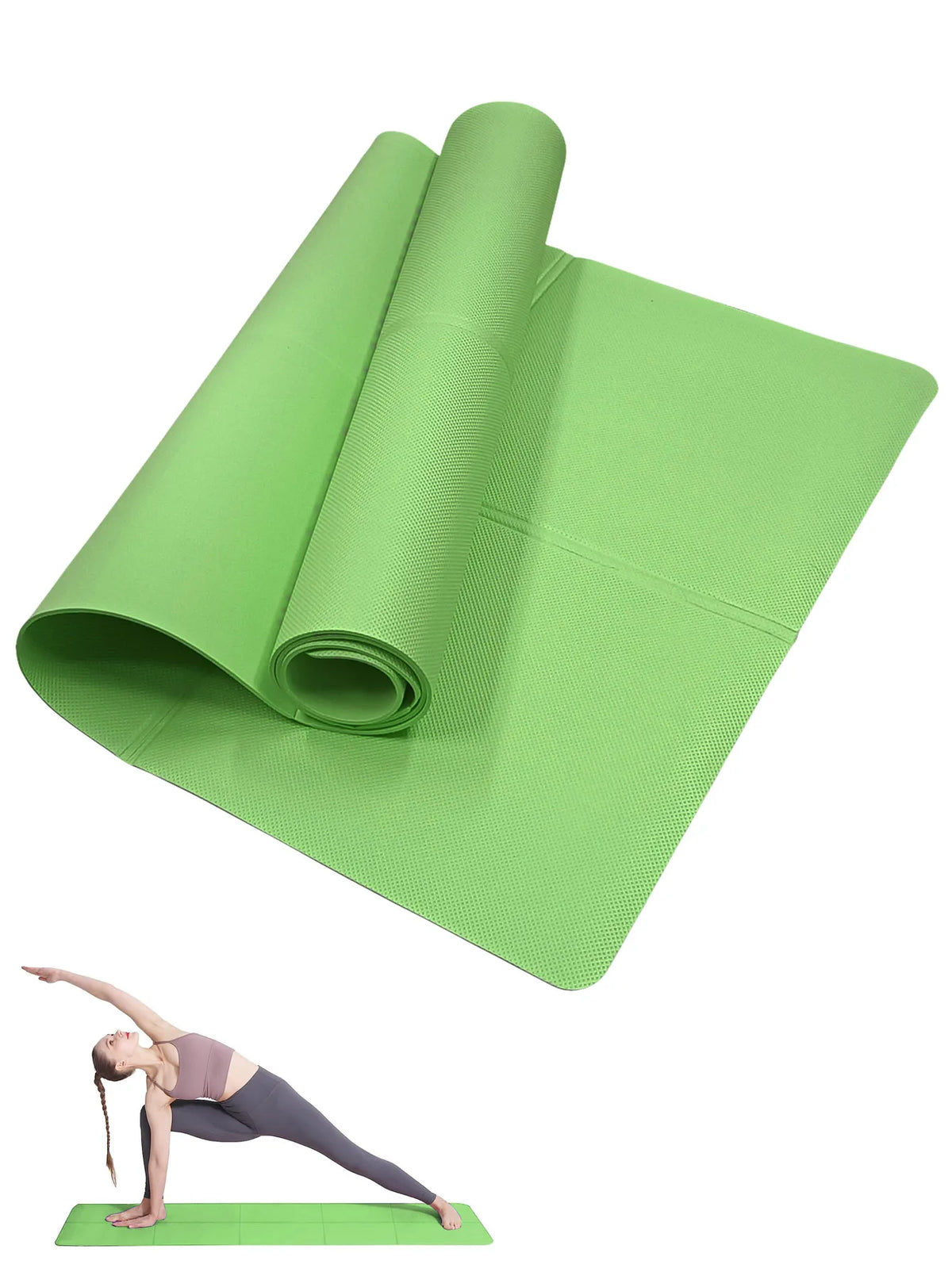 Non-Slip Penny Haul Yoga Mat 3/4/6MM Pilates Fitness Pad Women Home Gym Workout