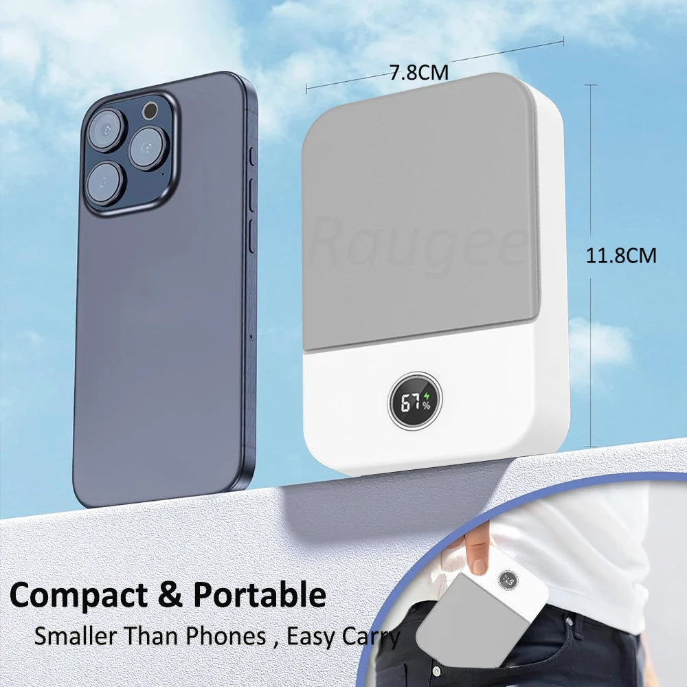 Portable Waist Fan USB Rechargeable Neck Fan