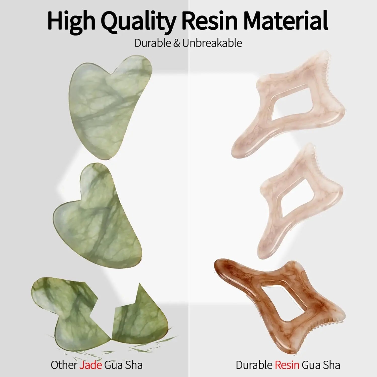 Resin Body Gua Sha Tool UK Large Face & Body Massage Scraper