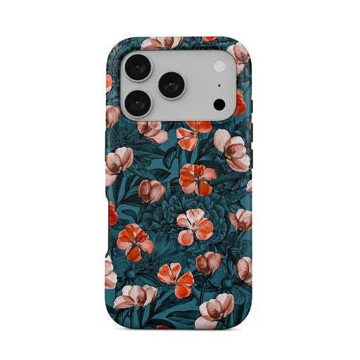 Luxury Wild Garden Double-Layer Case for iPhone 17 16 15 14 13 Pro Max