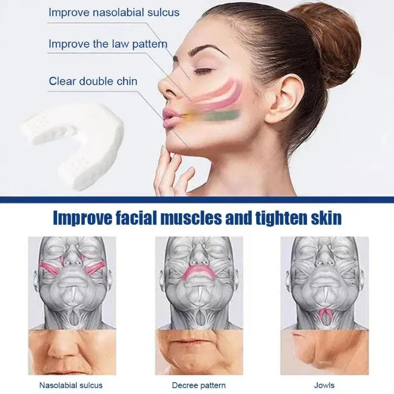 Jaw Exerciser Neck Toning Jawline Double Chin Reducer Face Lift