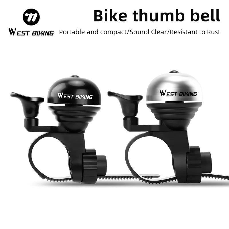 WEST BIKING Vintage Bicycle Bell Clear Sound MTB Road Bike Horn