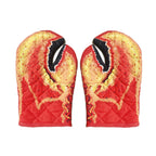 Lobster Claw Oven Mitts – Long Heat-Resistant Cotton Baking Gloves