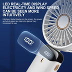 Foldable Mini Neck Fan USB Rechargeable 5-Speed Portable Fan