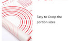 UNTIOR Silicone Baking Mat Non-Stick Dough Kneading & Pizza Rolling Pad