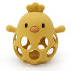 Cartoon Chick Silicone Baby Teether BPA Free Toy