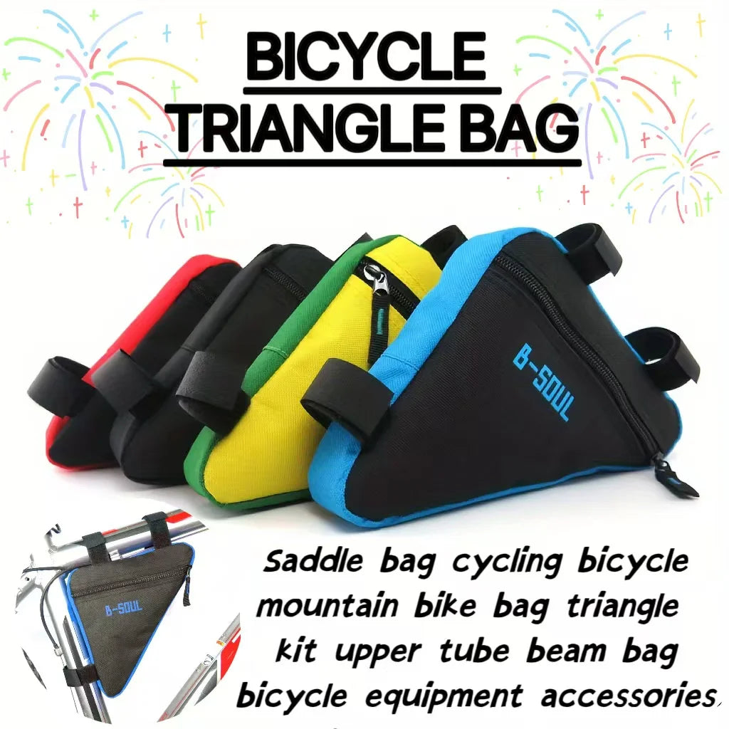 Waterproof Bicycle Triangle Frame Bag MTB Top Tube Tool Storage Bag Main image