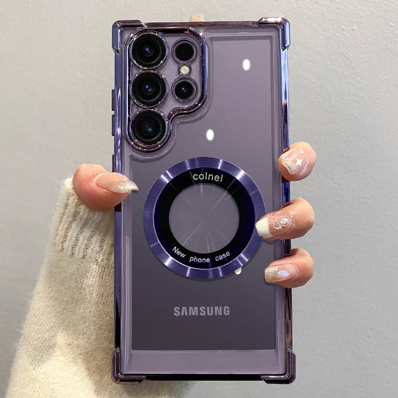 Luxury Magnetic Case for Samsung Galaxy S22 S23 S24 S25 S26 Ultra