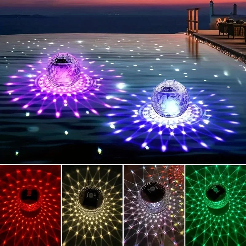 Solar Floating Pool Lights Waterproof Color Changing Lamp